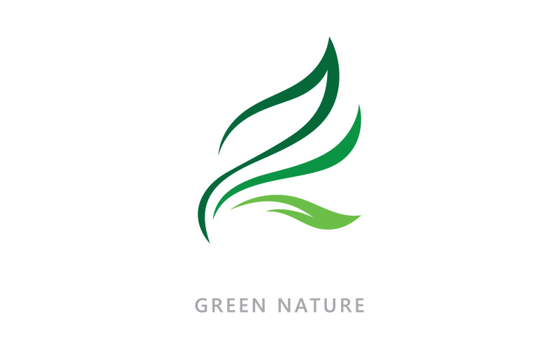 Nature symbol organic logo concept V1 Logo Template