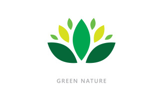 Nature symbol organic logo concept V5