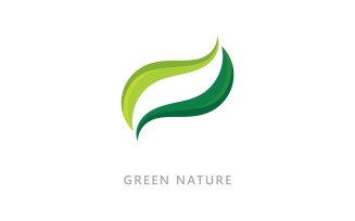 Nature symbol organic logo concept V6