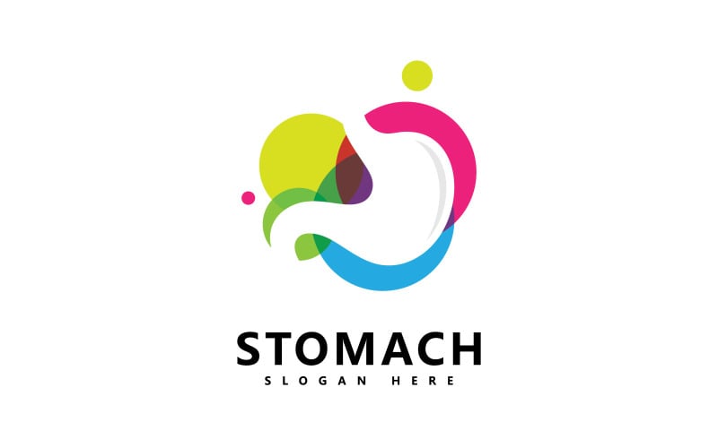 stomach care logo icon vector V2 Logo Template