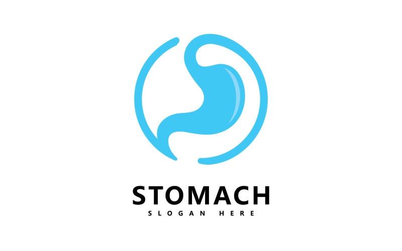 stomach care logo icon vector V3 Logo Template