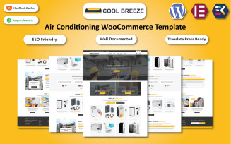 Cool Breeze - Air Conditioning WooCommerce Elementor Template