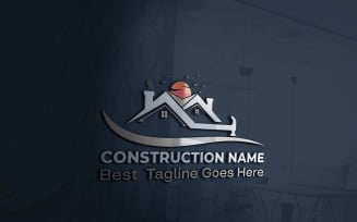 Real Estate Logo Template-Construction Logo-Property Logo Design...35