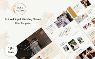 Rosy - Wedding Planner HTML Template