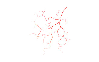 Human vein vector symbol icon design illustration V3