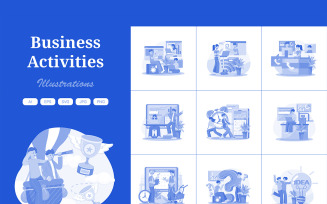 M681_Business Activities Illustration Pack