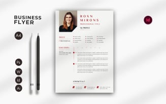 Modern CV Resume Template with Cover