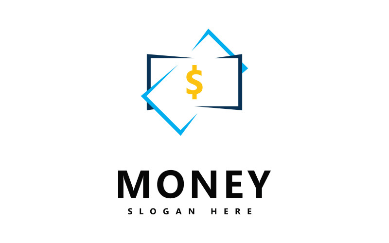 Money icons vector illustration . abstract dollar currency illustration and icon vector V4 Logo Template
