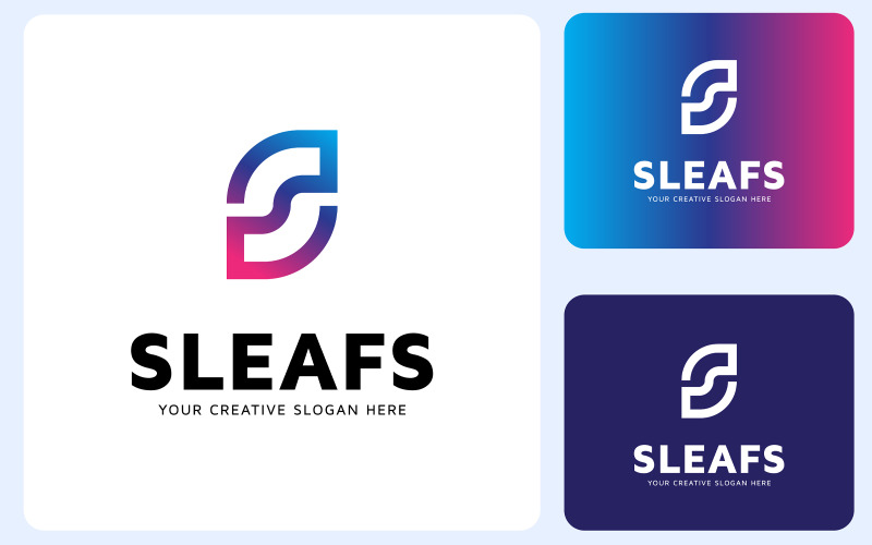 S Letter Leaf Logo Design Template Logo Template