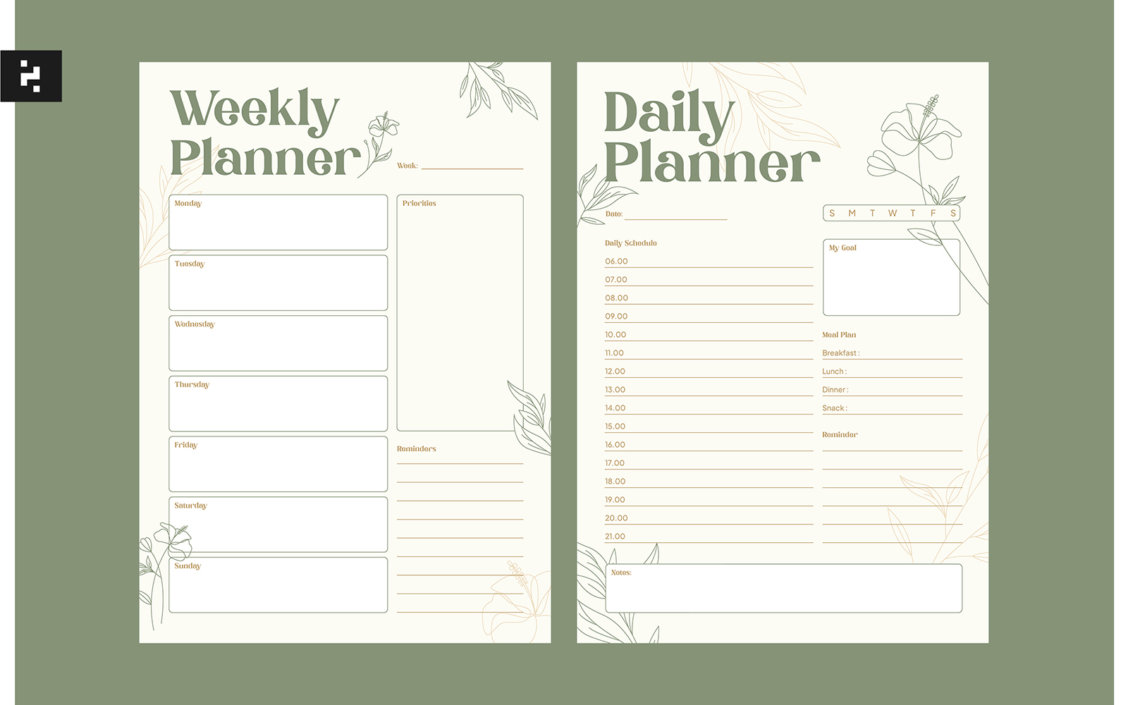 Kit Graphique #408731 Planner Organizer Divers Modles Web - Logo template Preview