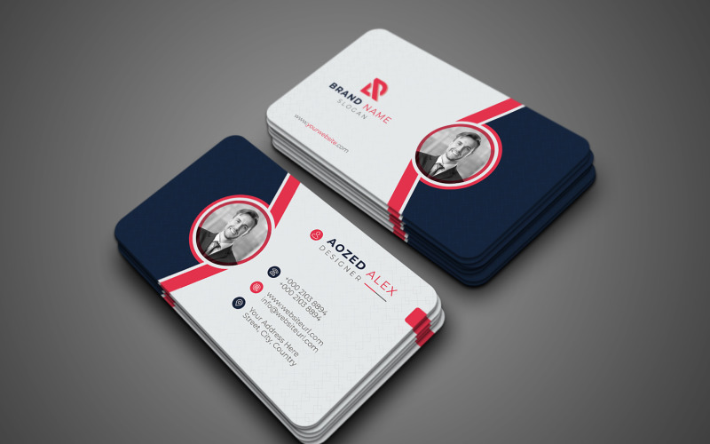 Corporate Business Card Template 1 Corporate Identity
