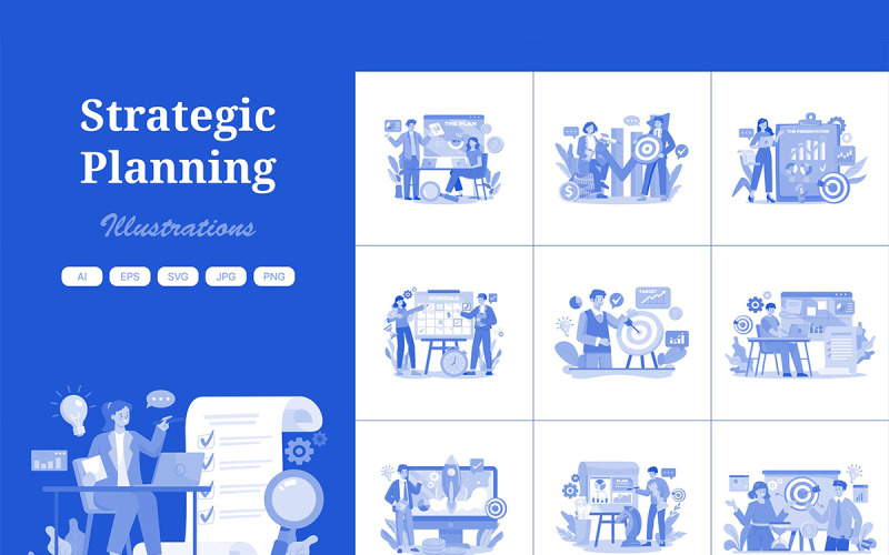 M645_ Strategic Planning Illustration Pack 1
