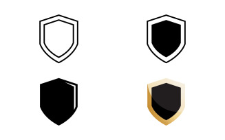 Shield or badges symbols icon set V2
