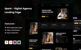Spark - Digital Agency Landing Page