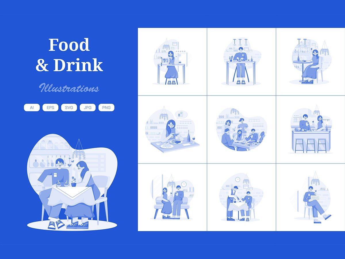 Kit Graphique #408843 Food Review Divers Modles Web - Logo template Preview