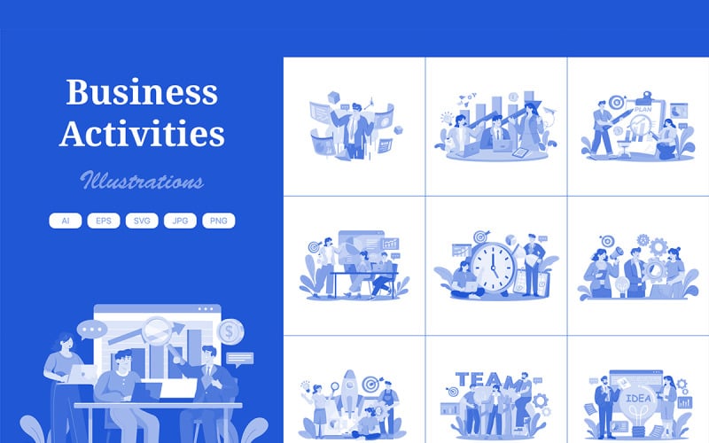 M580_ Business Activities Illustration Pack 3