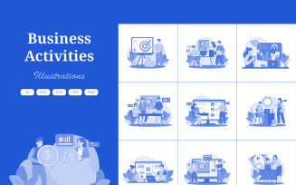 M581_ Business Activities Illustration Pack 2
