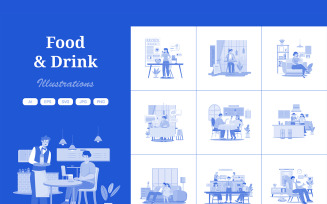 M600_ Food And Drink Illustration Pack 2