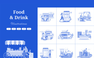 M600_ Food And Drink Illustration Pack 3