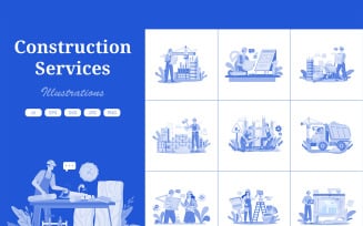 M607_ Construction Services Illustration Pack 2