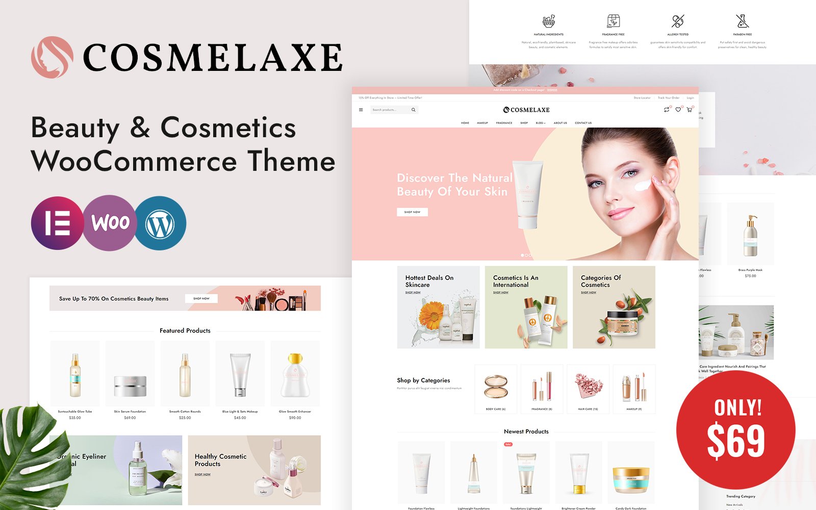 Template #408939 Beauty Cosmetic Webdesign Template - Logo template Preview