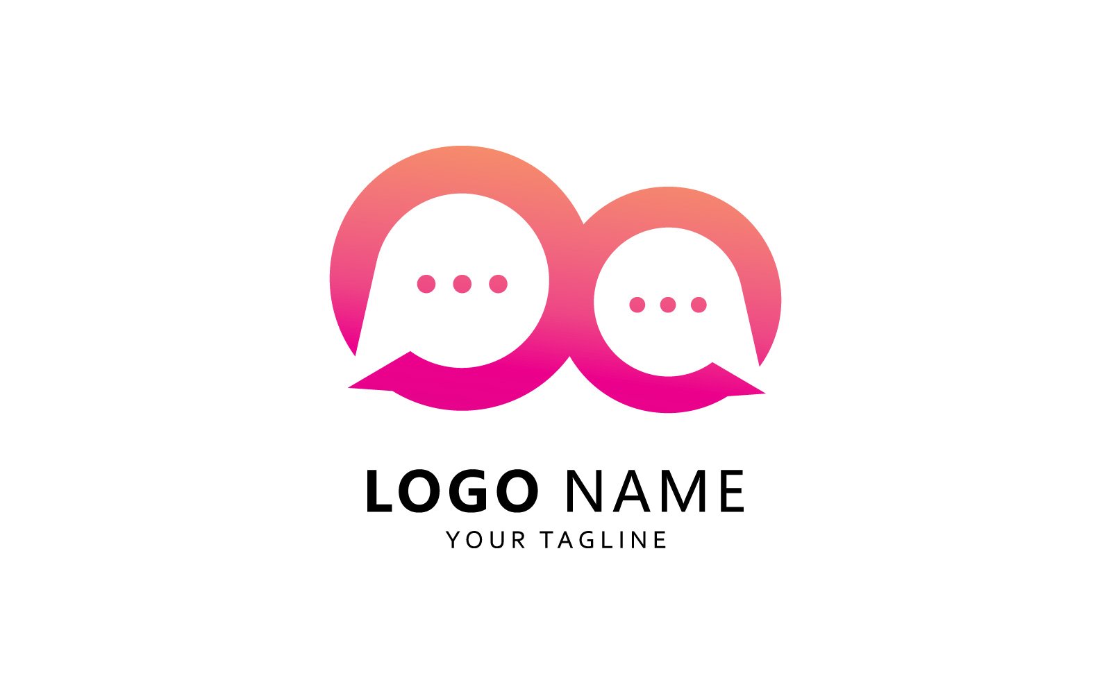 Kit Graphique #408982 Bubble Message Web Design - Logo template Preview