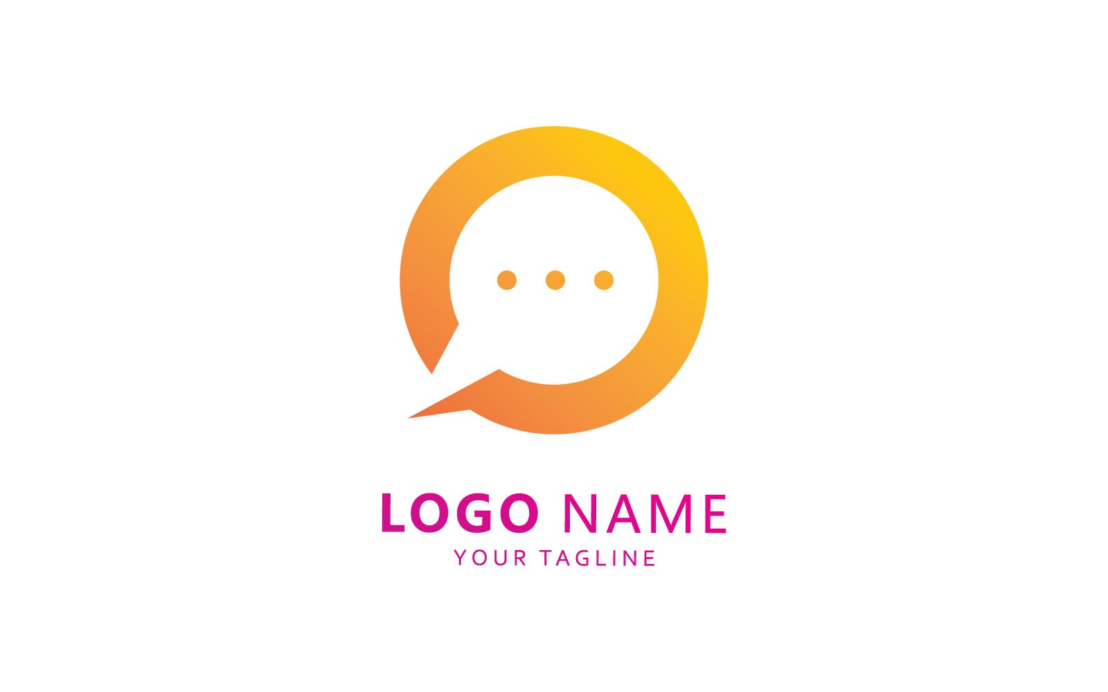 Kit Graphique #408986 Bubble Message Web Design - Logo template Preview