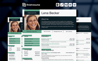 Building Inspector resume template | Finish Resume | FREE
