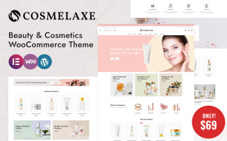 Cosmelaxe - Beauty and Cosmetics Store WooCommerce Theme