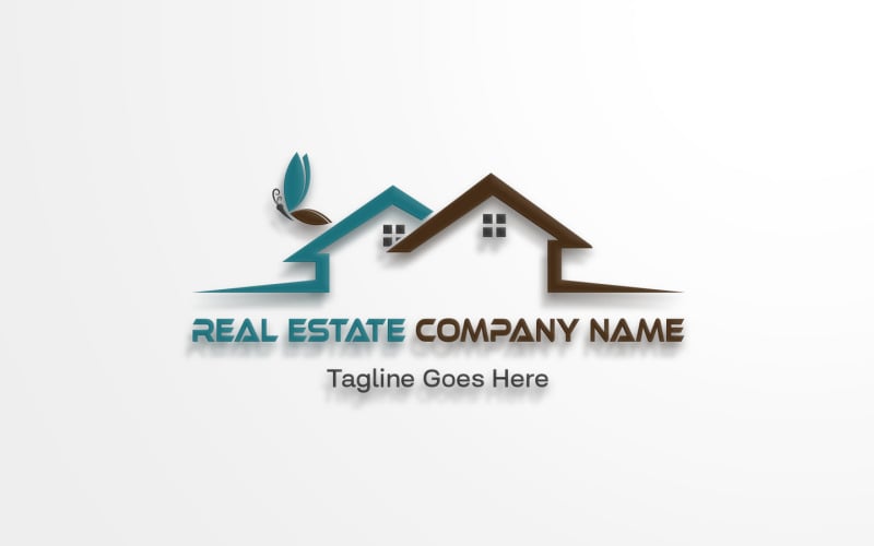 Real Estate Logo Template-Construction Logo-Property Logo Design...66