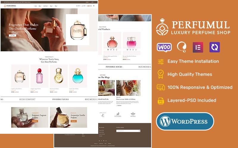 Template #409011 Templatetrip Perfumes Webdesign Template - Logo template Preview