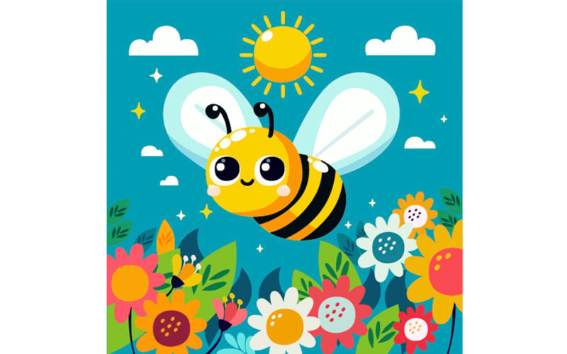 Celebrating World Bee Day Illustration
