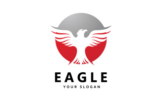 Eagle Bird Logo Template vector icon V4