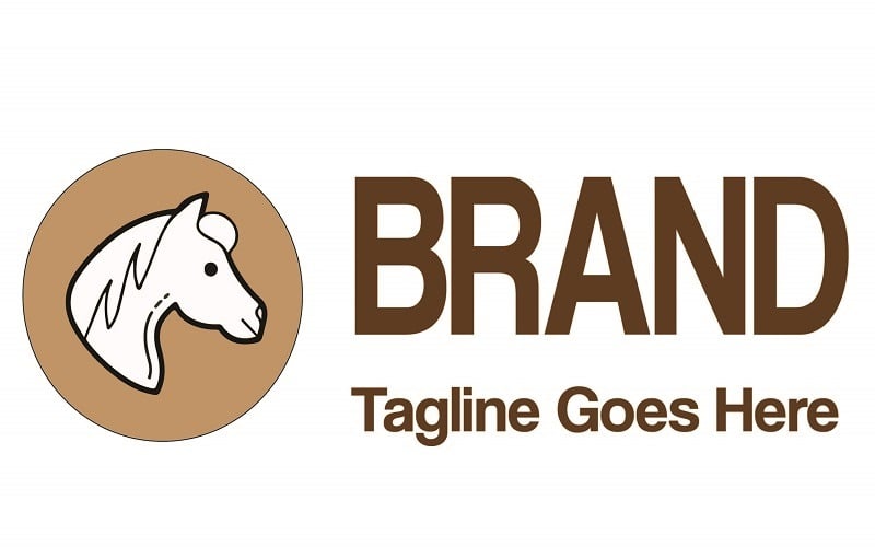 Equine Elegance, The Majestic Horse Head Logo Logo Template