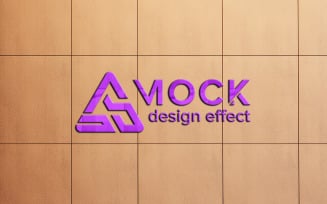 3d logo mockuppsd template