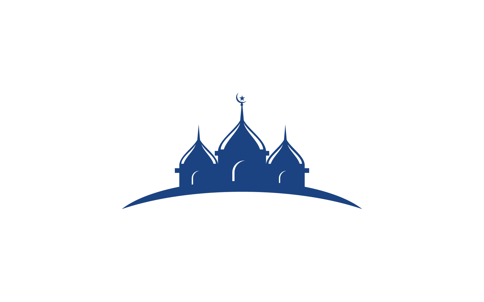 İslami logo, Cami, ramazan kareem ikon vektörü