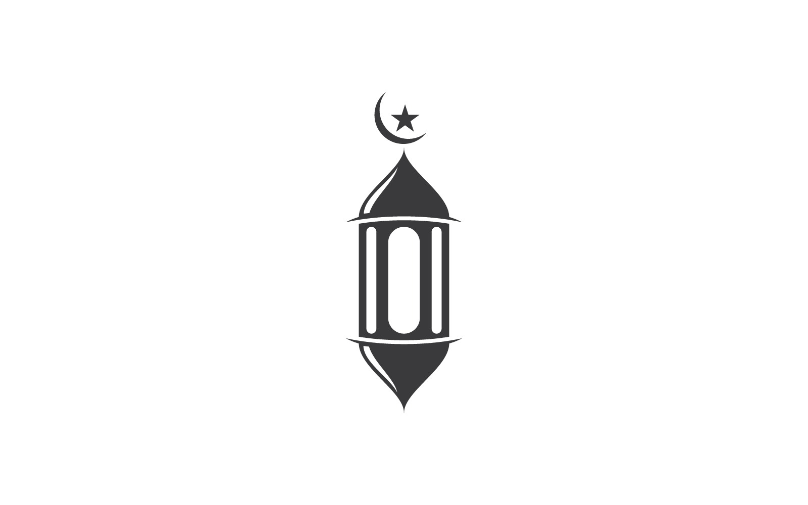 Laternen Symbol Vektor Illustration flache Design-Vorlage