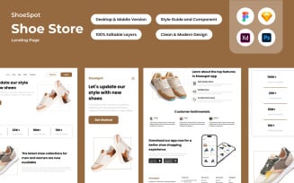 ShoeSpot - Shoe Store Landing Page V1