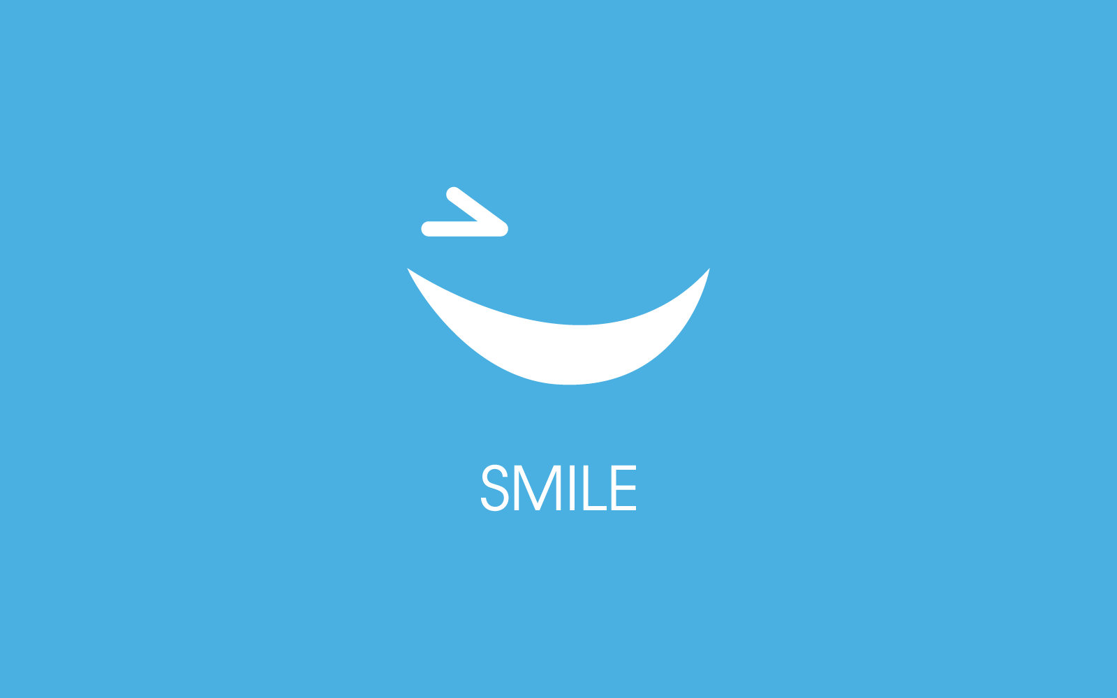 Smile happy face emoticon illustration vector flat design Logo Template