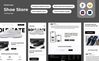 Solemate - Shoe Store Landing Page V1