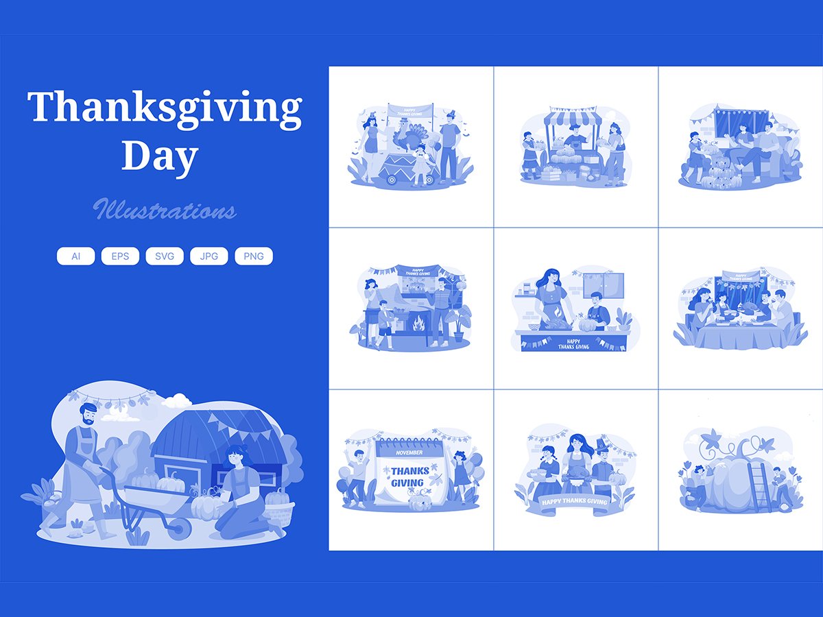 Kit Graphique #409355 Happy Thanksgiving Divers Modles Web - Logo template Preview
