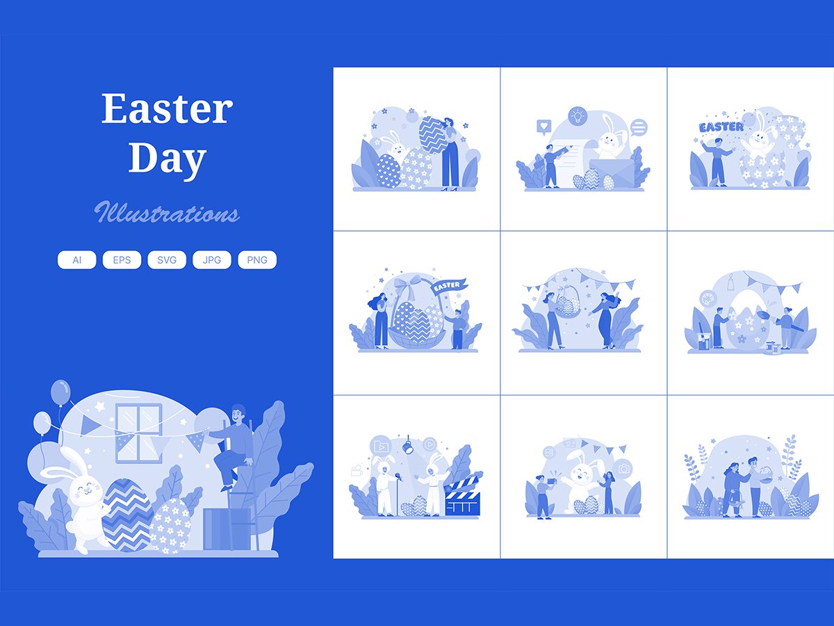 Kit Graphique #409392 Easter Rsurrection Divers Modles Web - Logo template Preview