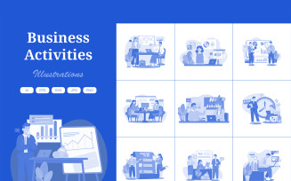 M552_ Business Activities Illustration Pack 2