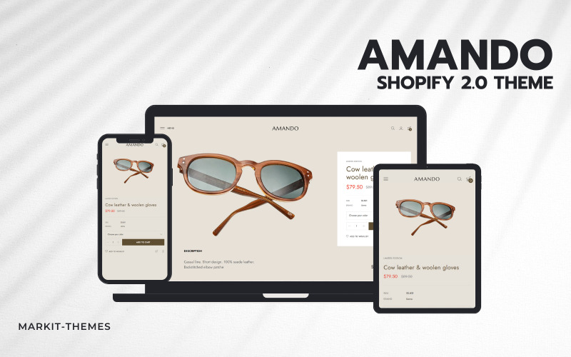 Amando - Premium Fashion Shopify 2.0 Theme Shopify Theme