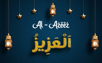Creative AL-AZEEZ Brand Logo Design