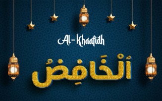 Creative AL-KHAAFIDH Brand Logo Design