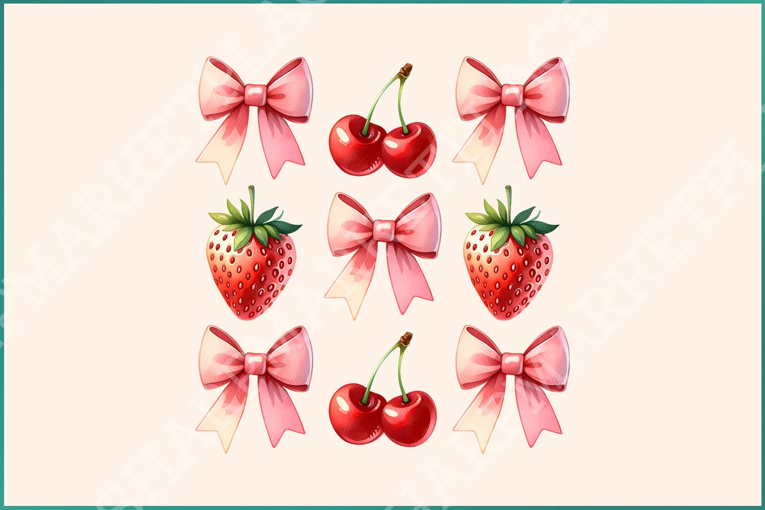 Kit Graphique #409720 Cherry Bow Divers Modles Web - Logo template Preview