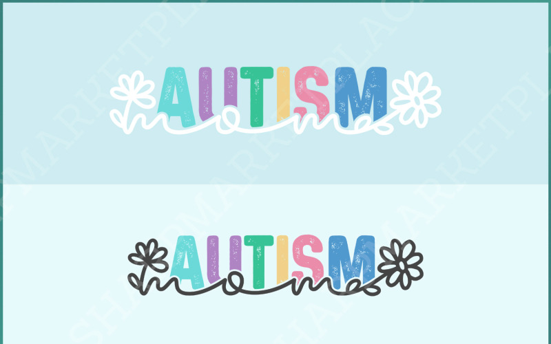 Autism Awareness PNG Bundle - Special Education, Neurodivergent, Autism Mom & Mama, Instant Illustration