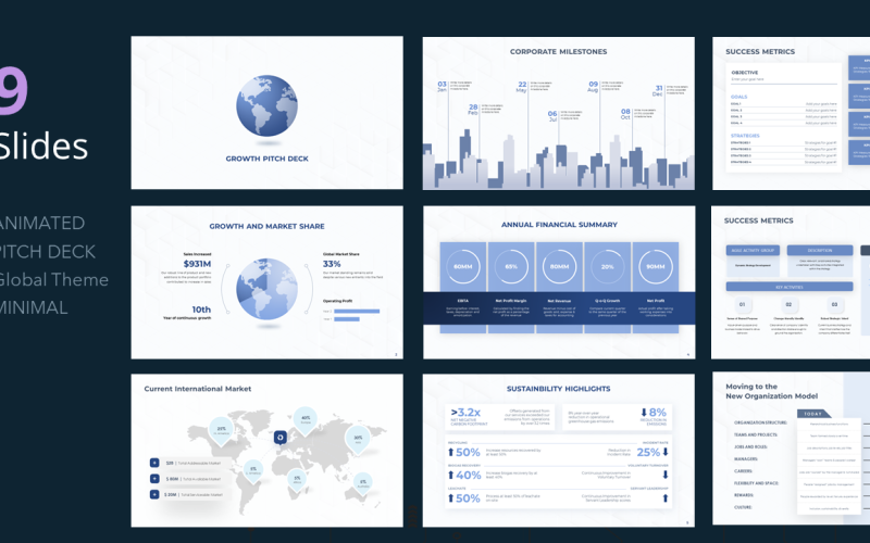 Global Pitch PPT deck_Animated_Custom BG PowerPoint Template