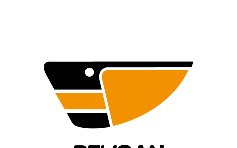 Pelican bird logo design inspiration Logo Template